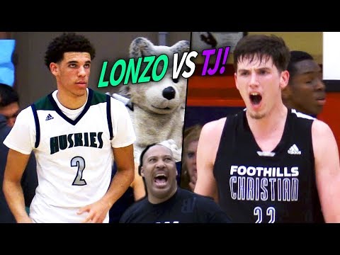 Lonzo Ball VS TJ Leaf High School Playoff ELIMINATION GAME! BATTLE Of Future UCLA Teammates!