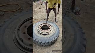 my san turning 1000.20 #tyre #opening easy trick...🙏👍🇮🇳👍