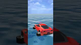 Water Surfer Car Race Drive Simulator - Floating Beach Prado Jeep Driving 3D - Android GamePlay #car screenshot 3