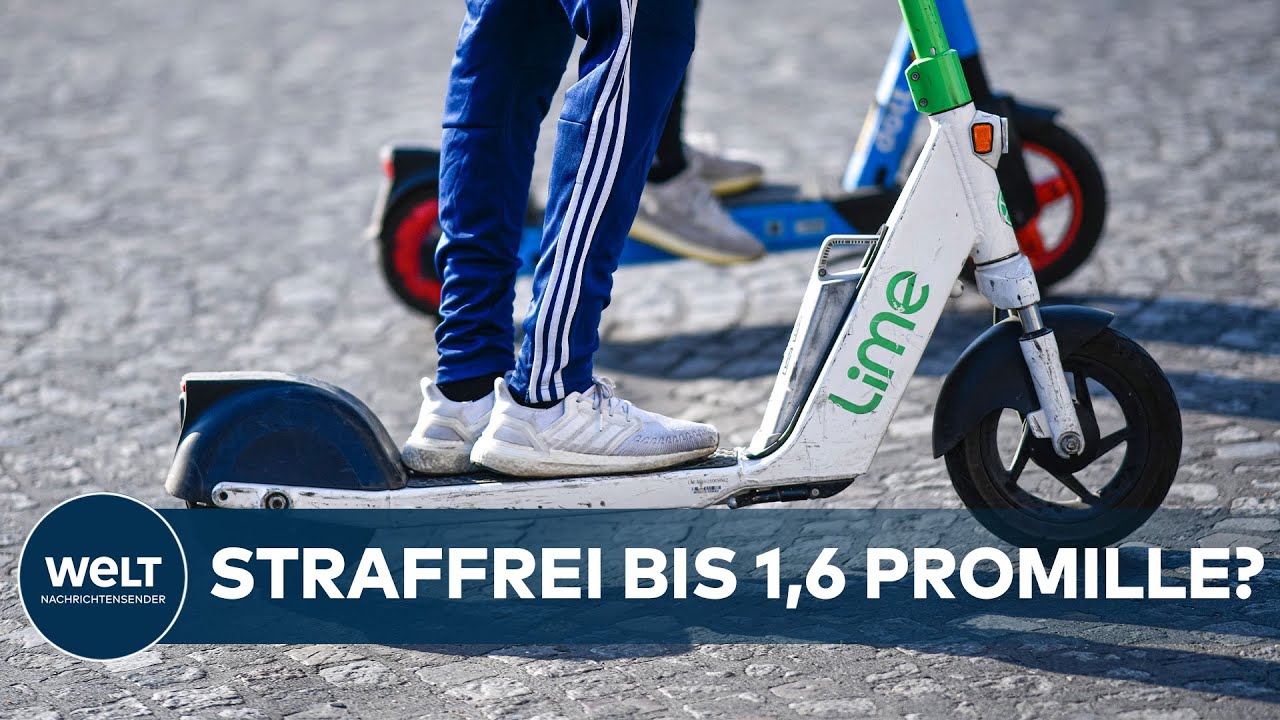 ALKOHOLISIERT FAHREN: Verkehrsexperten wollen Promillegrenze bei E-Scootern anheben