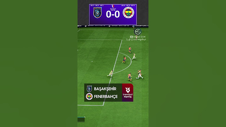 Başakşehir Fenerbahçe / Süper Lig 35. Hafta / #fenerbahçe #fb  #fc25