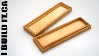 How To Make A Box With Interlocking Lid