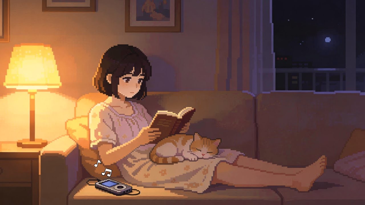 🎧 Lo-Fi Cozy Night — Soft Study Beats for Reading & Focus🌙📖
