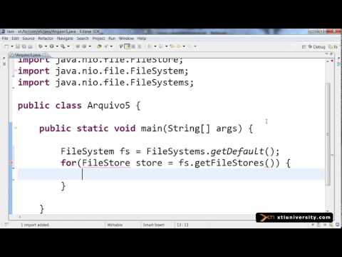 Universidade XTI - JAVA - 066 - I O, Directory e Filesystem