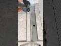Amazing Floor Drain Installation 🔧💦 | Modern Bathroom Upgrade! #Shorts #PlumbingTips #ShowerDrain