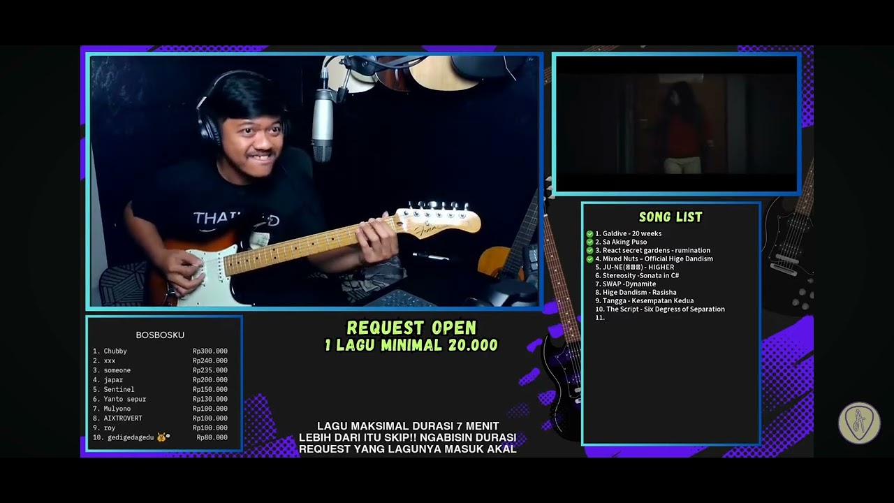 Ade Sulistio ngulik lagu Official髭男dism - Mixed Nuts┃Guitar Cover