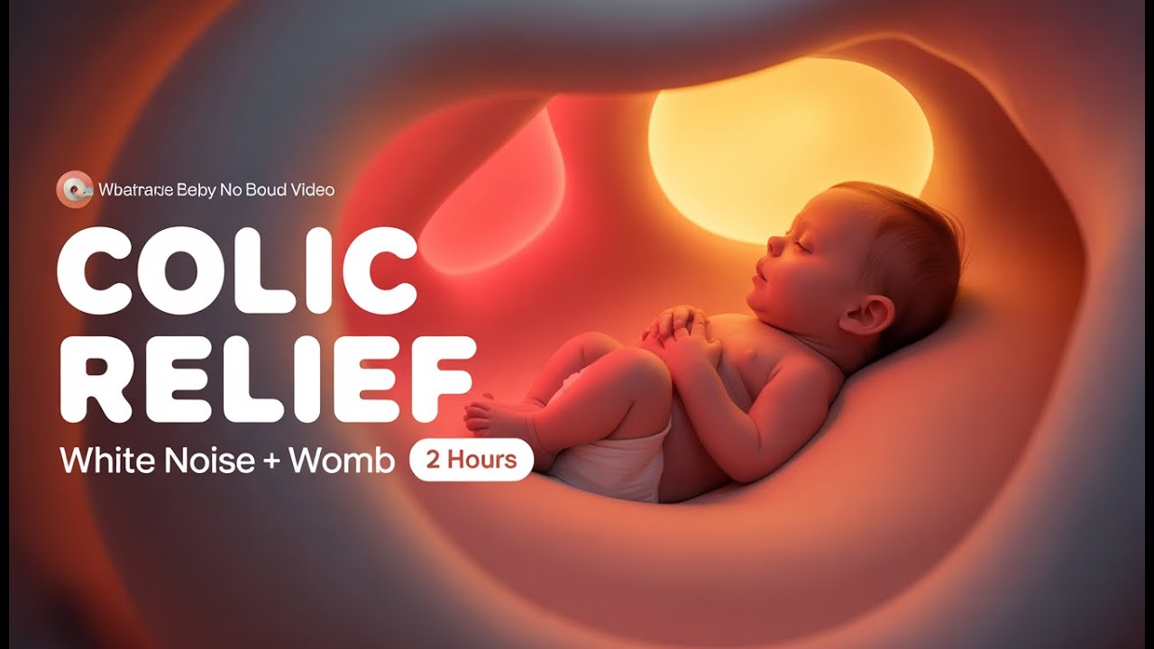 Womb Sounds for Baby Sleep 🍼 | White Noise for Colic & Newborns (2 Hours)  Colic