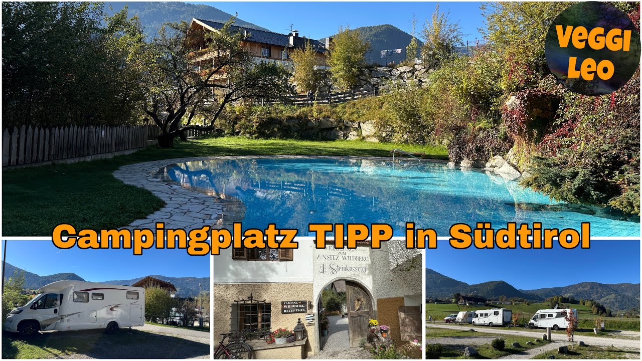 Mega Campingplatz in Sdtirol | Ansitz Wildberg | mit Pool