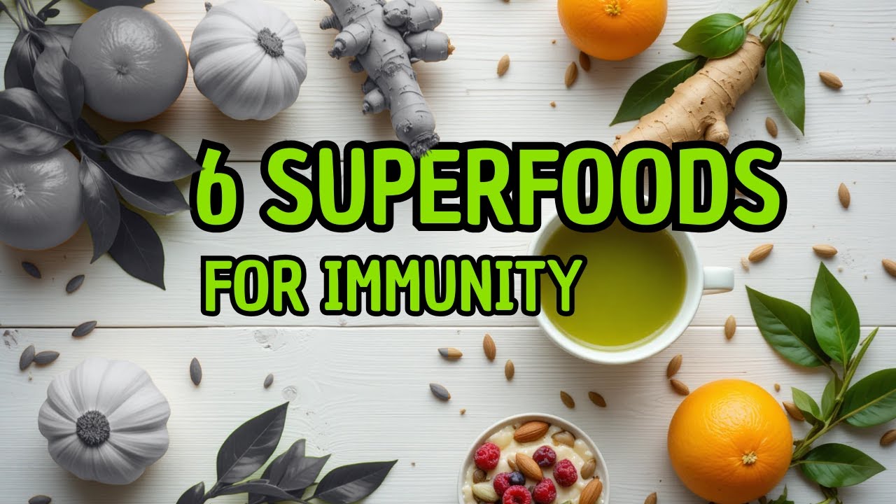 6 Superfoods to Strengthen Your Immune System Naturally - YouTube