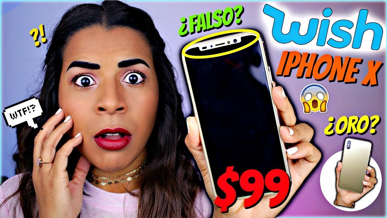 COMPRÉ un iPhone X FALSO en WISH por $99 ¿vale la pena?