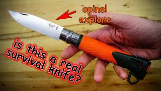 True Big Survival Knife from Opinel? Let's see what he can do | Opinel Explore