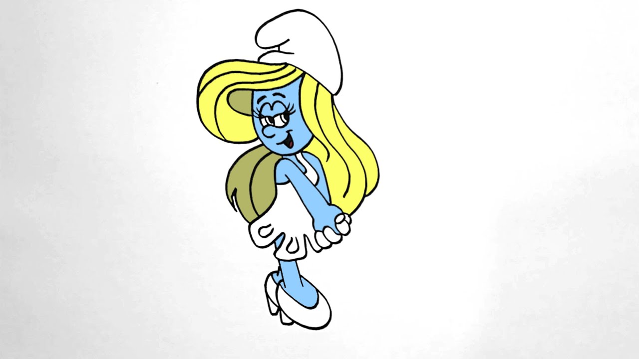 How to Draw SMURFETTE The Smurfs Character YouTube