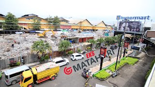 RATA!!! Begini Kondisi Eks Matahari Kudus setelah Dihancurkan