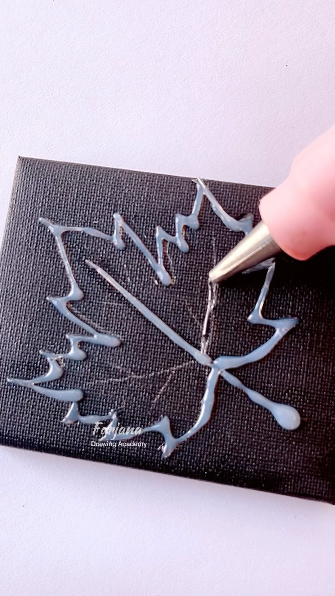 ✨Amazing Art with glue gun  #painting #art #shorts