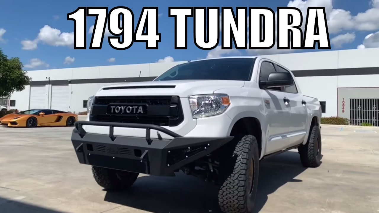 TOYOTA TUNDRA 1794 Edition, Fox Lift Amp Steps BMC for 35’s YouTube