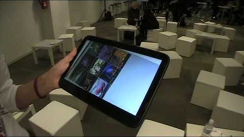 Meego for tablets UI hands-on at MWC 2011