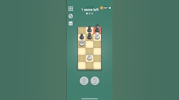Pocket Chess Level 334 Chess Problem Solution #chess #puzzle #game #gaming #endgames #pocketchess