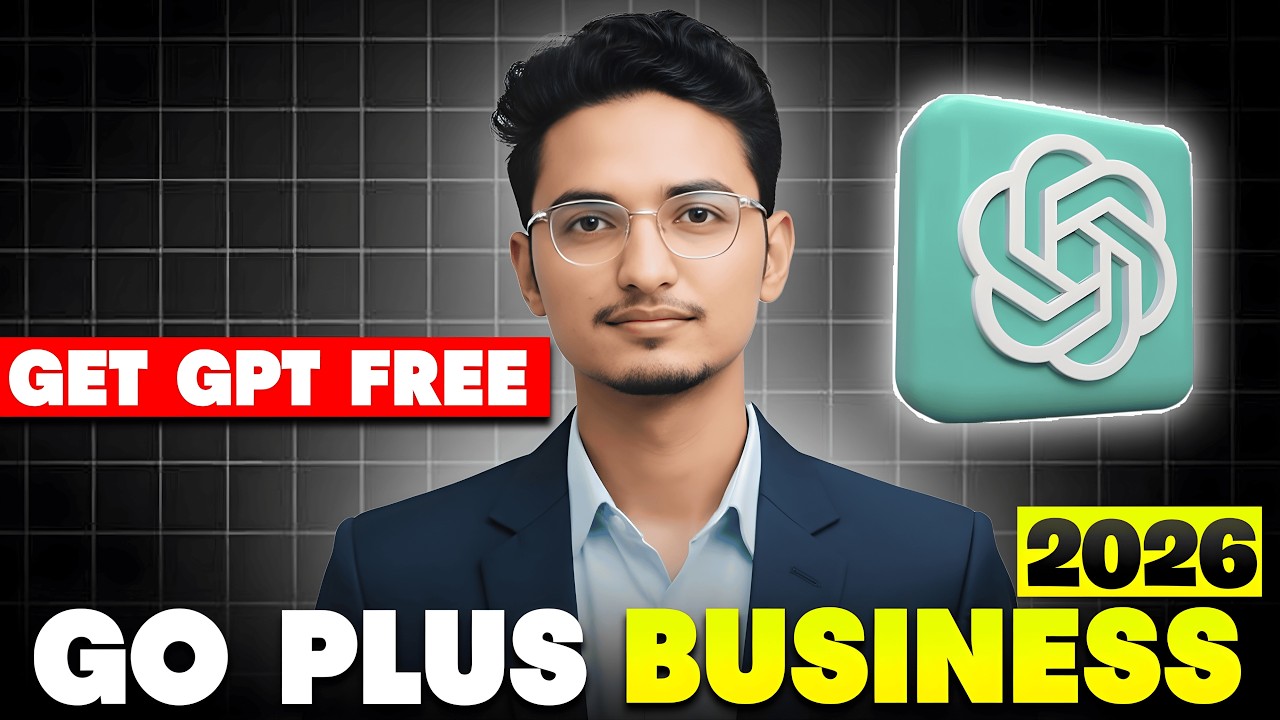 How to Get Free GPT GO, Plus, Business Plan | 2026