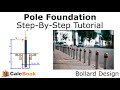 Pole Foundation (Bollard Design)