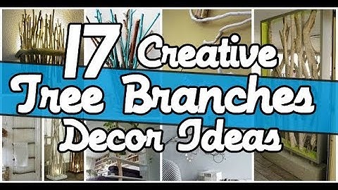 17  Creative Tree Branches Decor Ideas