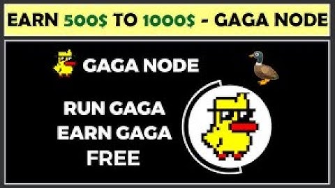Mine GaGa node Mining | One of the best mining 👇see in description