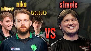 NIKO vs S1MPLE in FACEIT! niko POV with COMMs