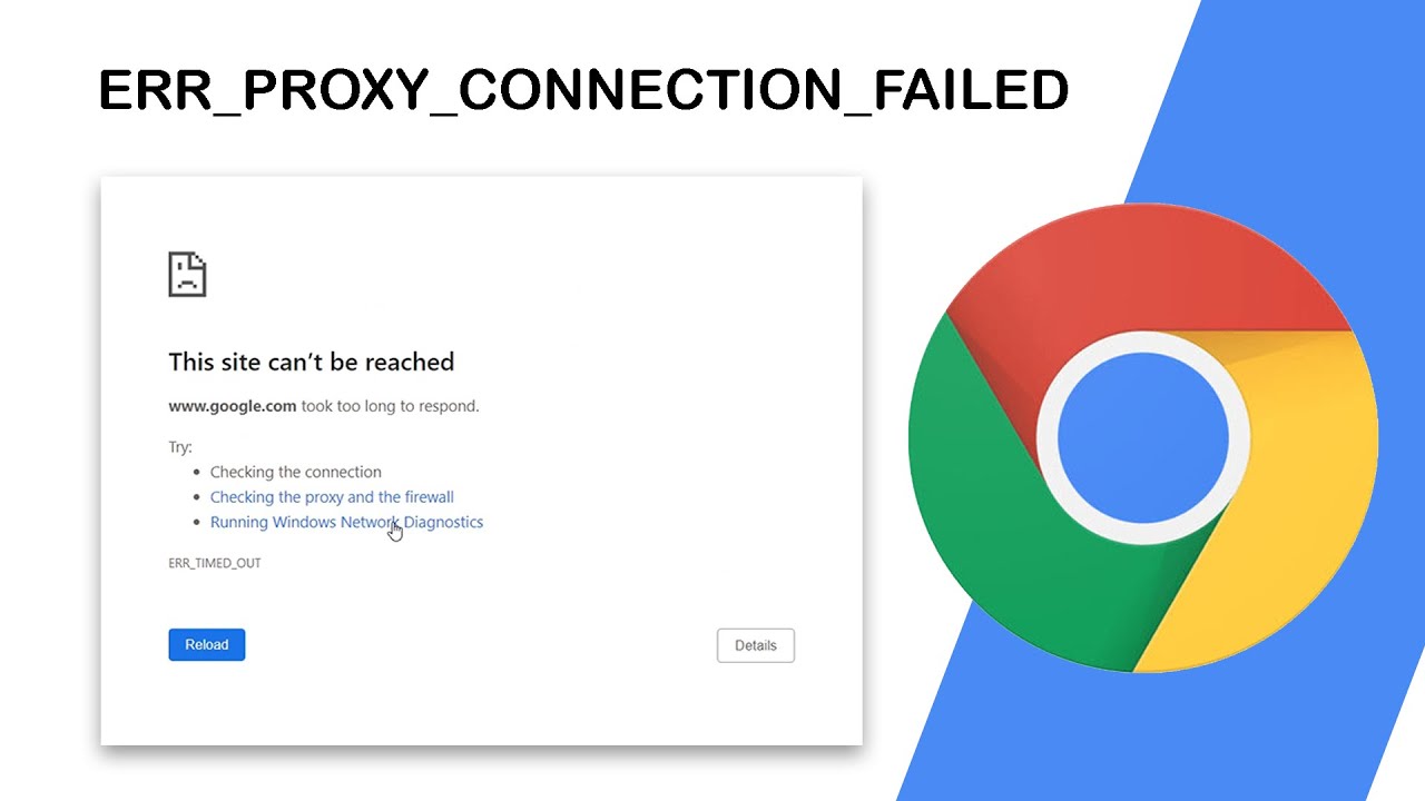 Proxy connection failure