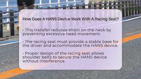 How Does A HANS Device Work With A Racing Seat? - The Racing Xpert