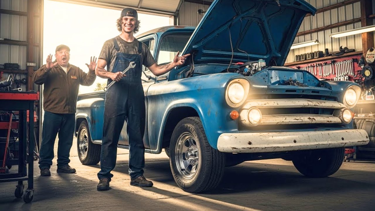 “SI REVIVES ESTE CAMIÓN MUERTO, TE NOMBRO GERENTE”, GRITÓ EL DUEÑO... Y EL JOVEN LO HIZO EN 5 MIN