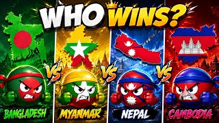 Bangladesh vs Myanmar vs Nepal vs Cambodia : The ULTIMATE Country Comparison 2026! 🇧🇩🇲🇲🇳🇵🇰🇭🤯 screenshot 5