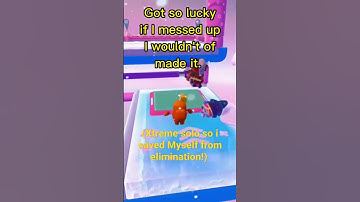 i got so lucky! (Watch til the end!) #shorts #fallguys #roadto100wins  #fallguysultimateknockout