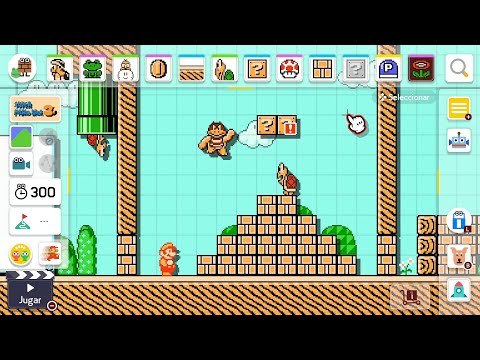 SUPER MARIO MAKER 2 / Editor de niveles de Nintendo Switch | Una de tortugas y bloques de Mario 3