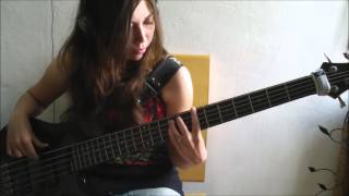 Unleashed - For They Shall Be Slain [Bass cover by Grey Lara]