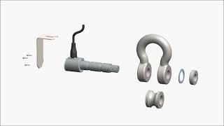 Standard Shackle Load Bolts, RCP Series Standard Shackle Load Bolts, RCP Series
