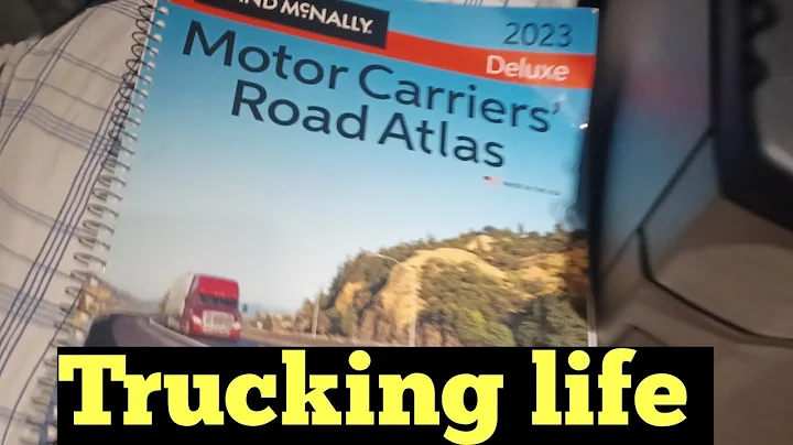 How to use a Truckers road atlas? NEW TRUCK DRIVER...
