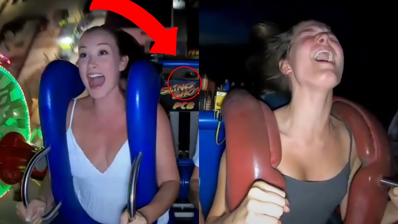 Slingshot Ride Fail Compilation Funny and Shocking Moments 9 YouTube