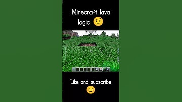 minecraft lava logic #minecraft #minecraftshorts #shorts