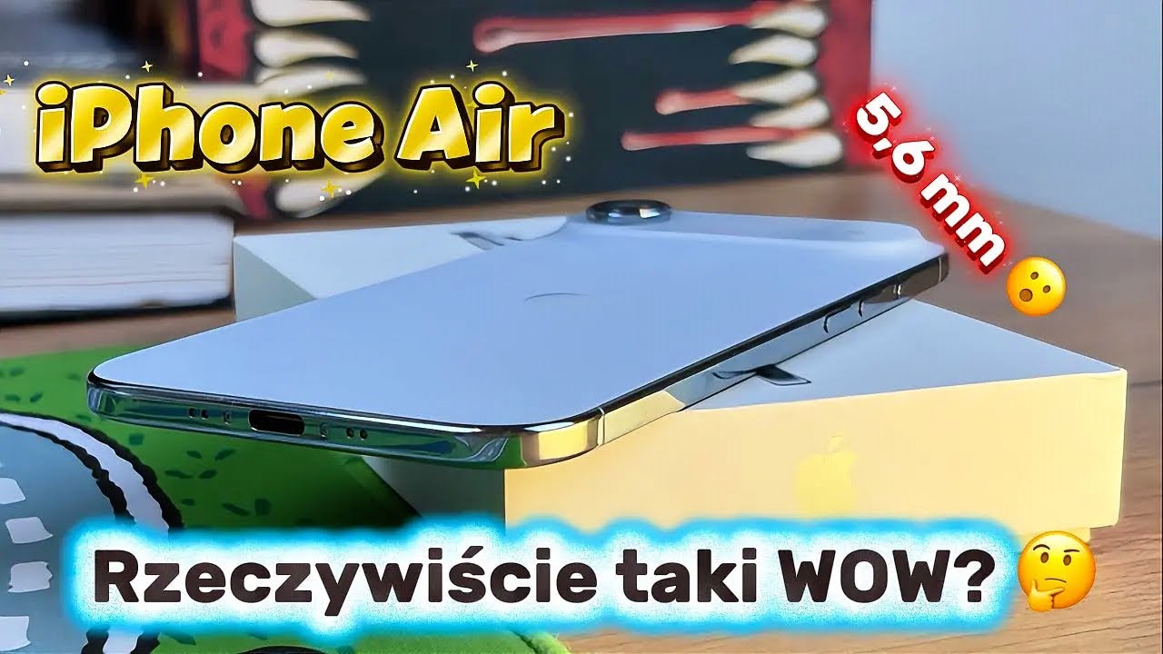 iPhone Air robi GENIALNE pierwsze wrażenie 🤩 - YouTube