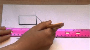 How to Draw a Rectangular Prism in One Point Perspective