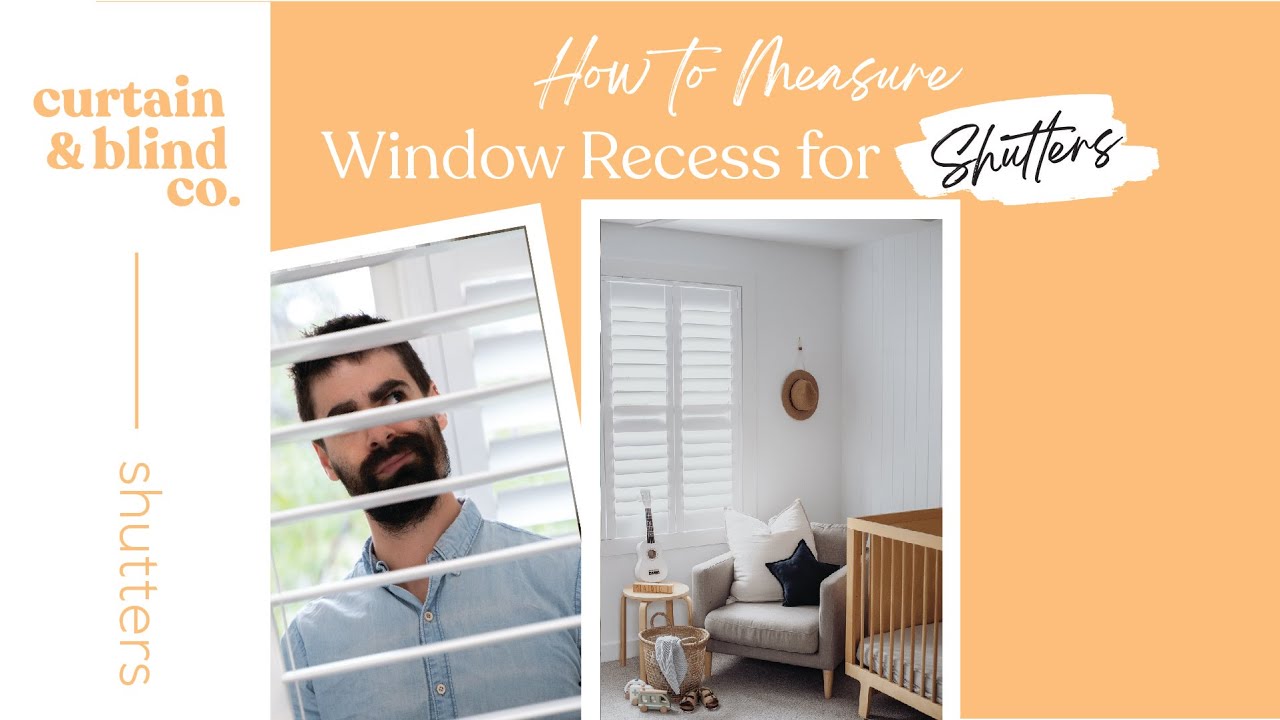 How to measure your window recess for shutters YouTube