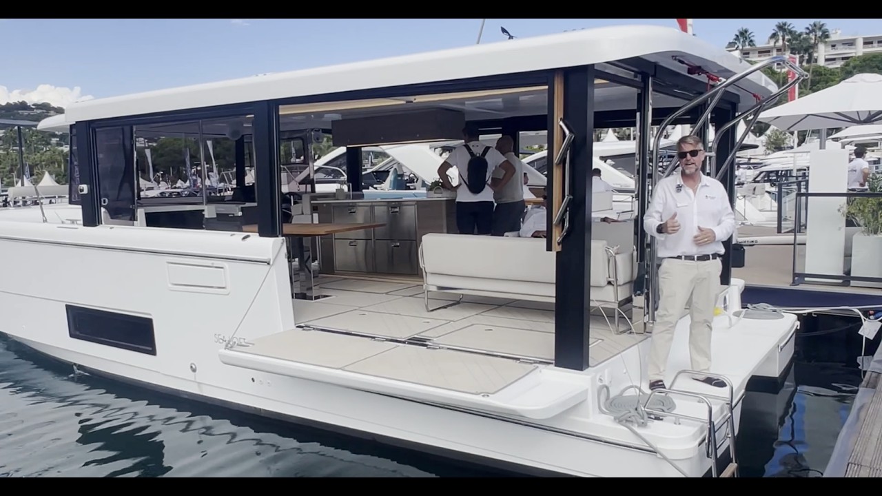 ⁣Jeanneau Sea Loft 480 - Jason's walkthrough in Cannes 2026
