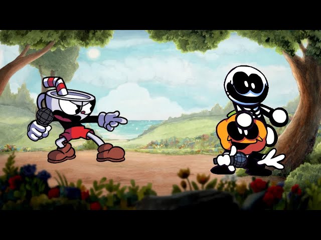 FNF Indie Cross Cuphead - Knockout (Parry and Dodge Mechanic) (4k) 