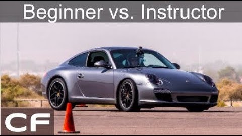 Head to Head Autocross Battle in My Porsche 911 (Beginner vs. Instructor)