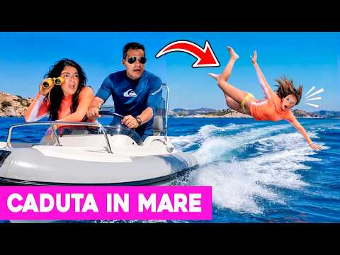 SOFI FELL OFF THE BOAT INTO THE SEA AND WE CAN'T FIND HER! SOFI IS DROWNING MOMMY MONI AND DADDY ...