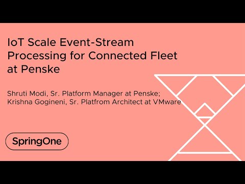 IoT Scale Event-Stream Processing for Connected Fleet at Penske