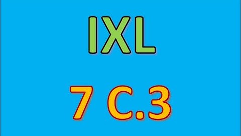 IXL 7 C.3 - Adding integers using number lines