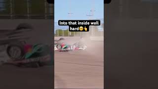 It’s HARD IN THE WALL #nascar #racing #crash #daytona #ryanpreece