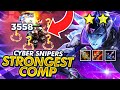 THE STRONGEST COMP THIS PATCH! CYBER SNIPERS! | TFT | Teamfight Tactics Galaxies