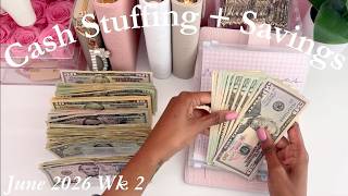 $938 | Cash Envelope Stuffing + Savings | June 2026 | Single Mom