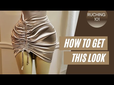 EASY DIY Ruched Sexy Dress | Purple Orchids Collections